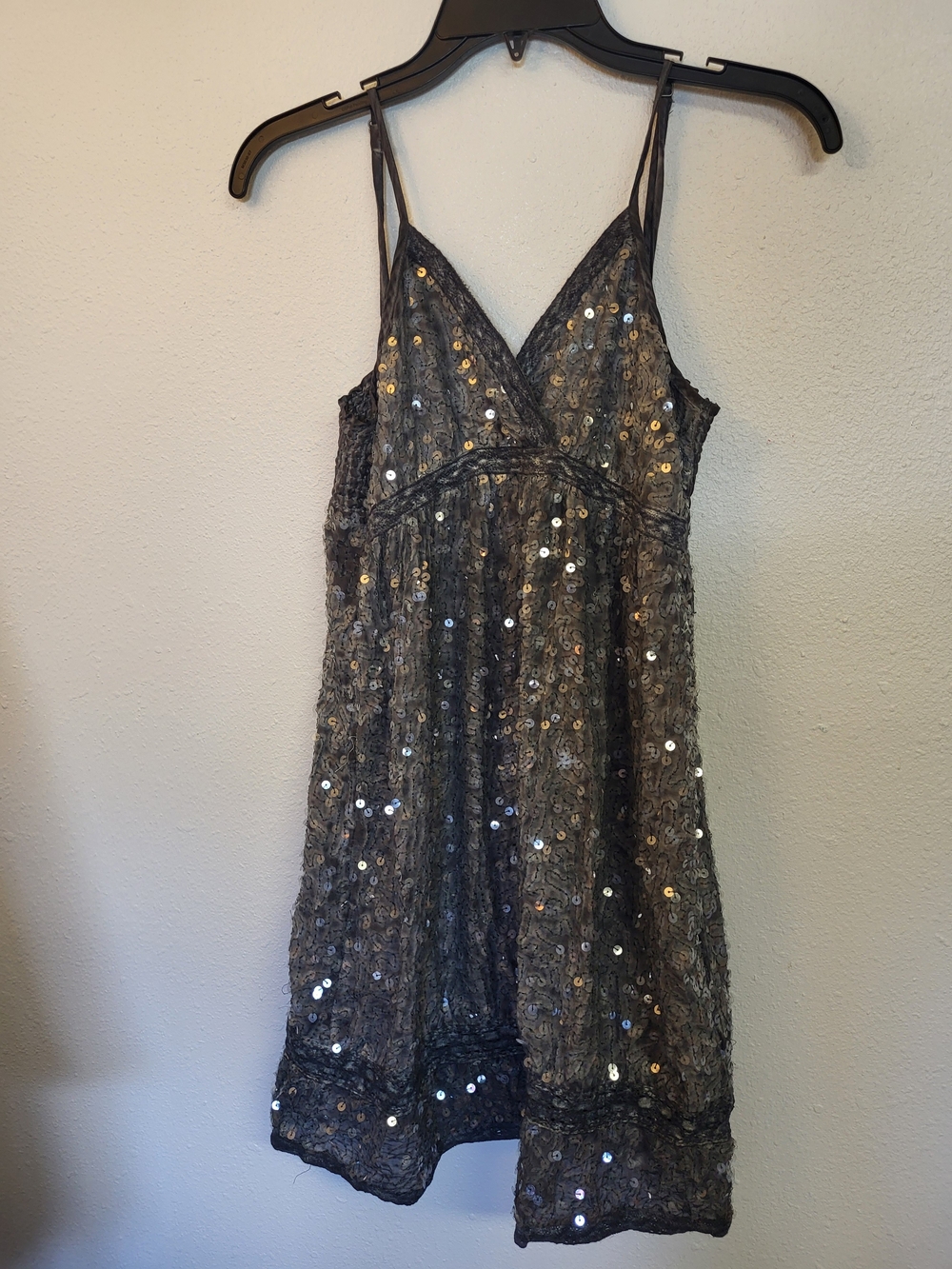 Miilla Clothing Black Sequin Mini Dress